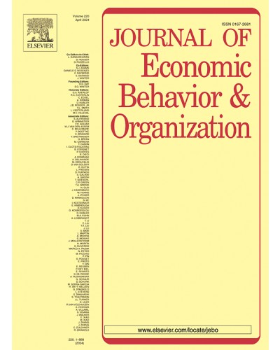 Journal of Economic Behavior and Organization: Print Subscription