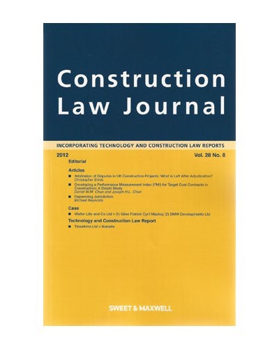Construction Law Journal: Issues Only