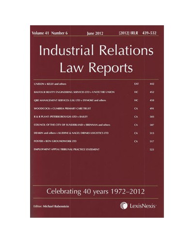 Industrial Relations Law Reports
