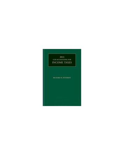 CCH Accounting for Income Taxes (2013)