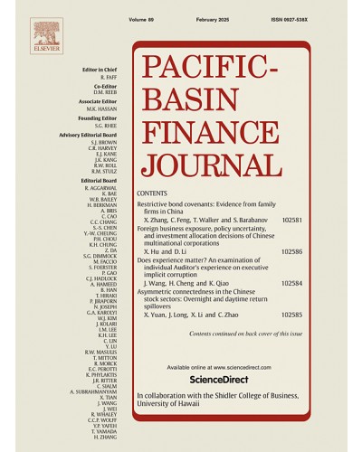 Pacific-Basin Finance Journal: Print Subscription