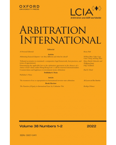 Arbitration International: Print Only