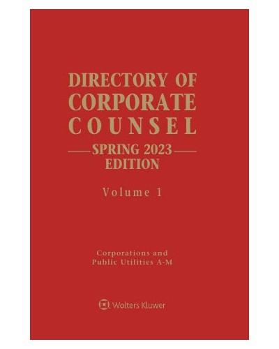 Directory of Corporate Counsel, Spring 2023 Edition