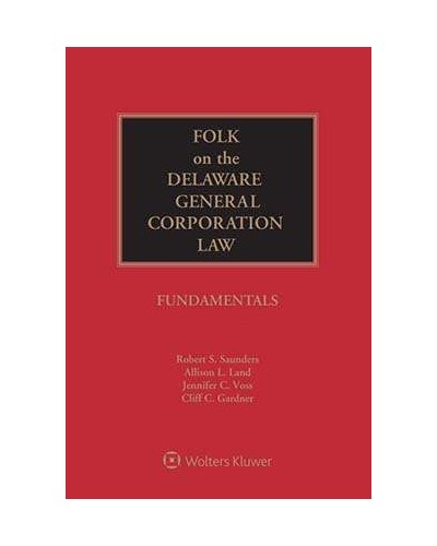 Folk on the Delaware General Corporation Law: Fundamentals, 2026 Edition