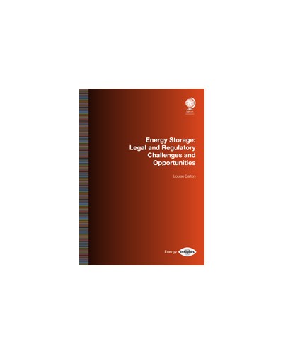 Energy Storage: Legal and Regulatory Challenges and Opportunities