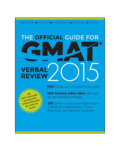 The Official Guide for GMAT Verbal Review 2015