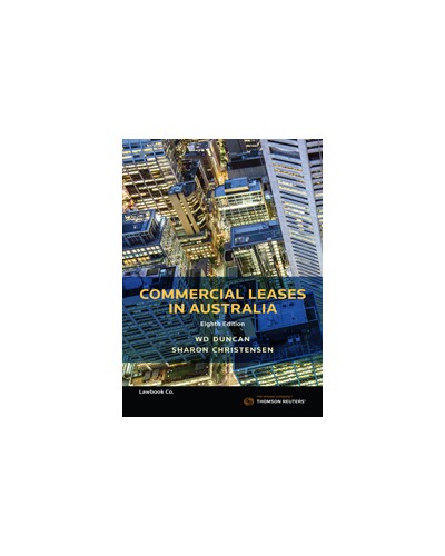 Commercial Leases in Australia, 8th Edition