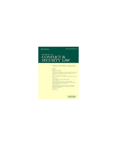 Journal of Conflict and Security Law: Print Only