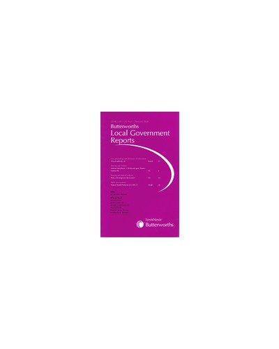 Butterworths Local Government Reports