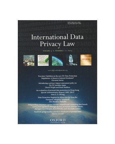 International Data Privacy Law: Print + Online