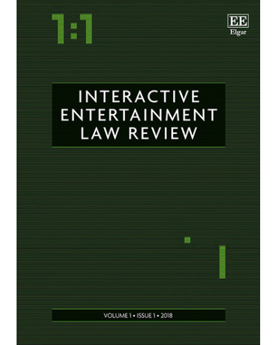 Interactive Entertainment Law Review: Print + Online