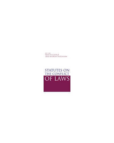 Statutes on the Conflict of Laws