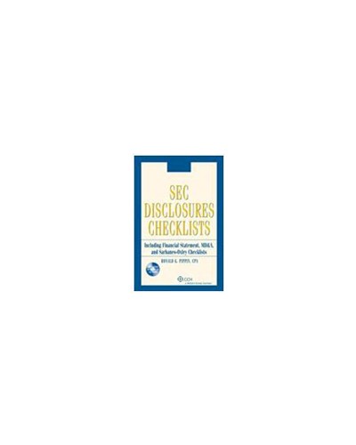 SEC Disclosures Checklists (2012)