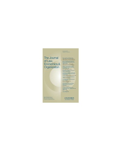 The Journal of Law, Economics and Organization: Print + Online