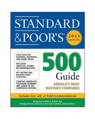Standard and Poors 500 Guide 2013