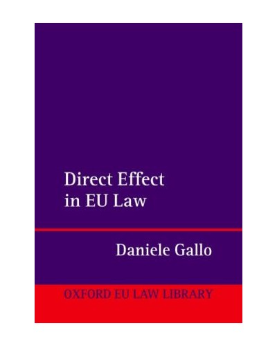 Direct Effect in EU Law