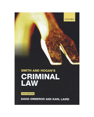 Smith and Hogan's Criminal Law 14th Edition