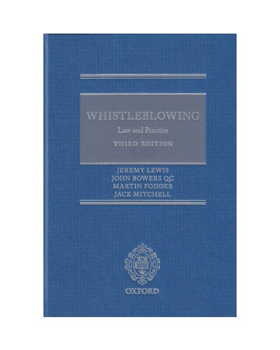 Whistleblowing: Law and Practice 3rd Edition