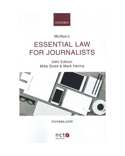 McNae's Essential Law for Journalists 24th Edition