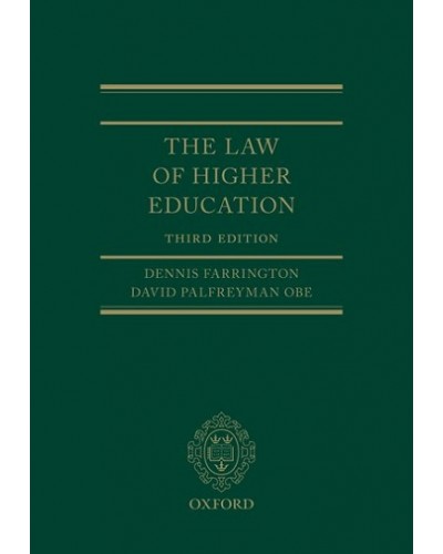 The Law of Higher Education, 3rd Edition