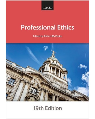 Bar Manual: Professional Ethics 19th Edition
