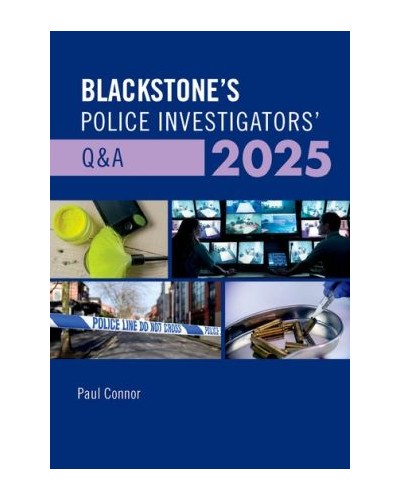 Blackstone's Police Investigators' Q&A 2025