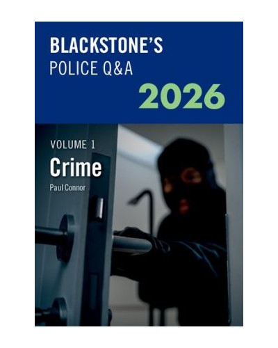 Blackstone's Police Q&A Volume 1: Crime 2026