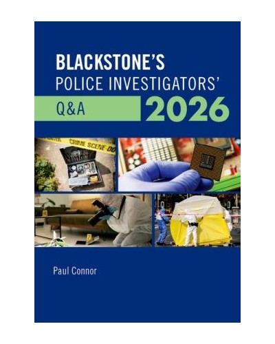 Blackstone's Police Investigators' Q&A 2026