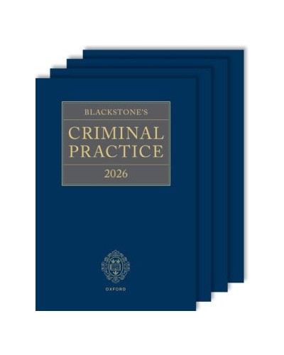Blackstone's Criminal Practice 2026 (with Supplements 1, 2 & 3)
