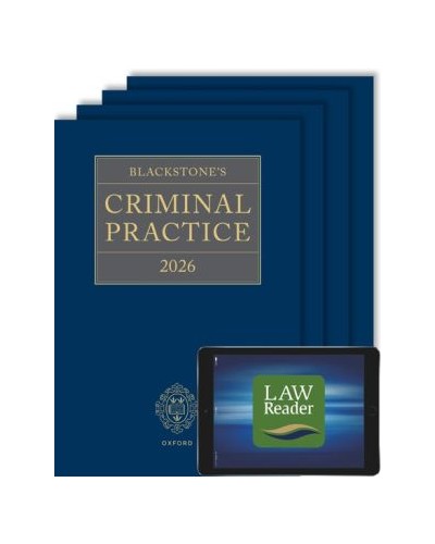 Blackstone's Criminal Practice 2026 (with Supplement 1 only)