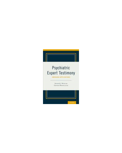 Psychiatric Expert Testimony: Emerging Applications