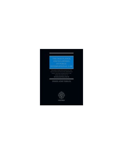 The Max Planck Encyclopedia of Public International Law