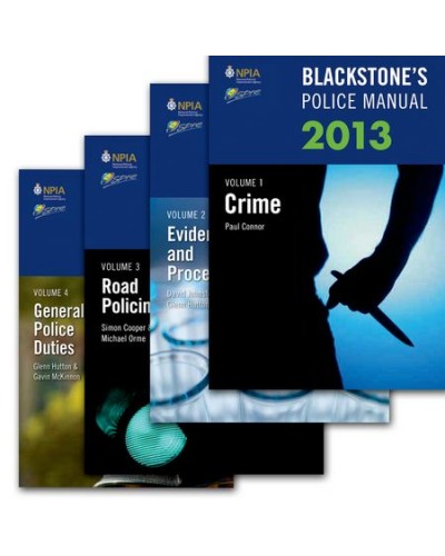 Blackstone's Police Manuals 2013: Four Volume Set (2013 Edition)