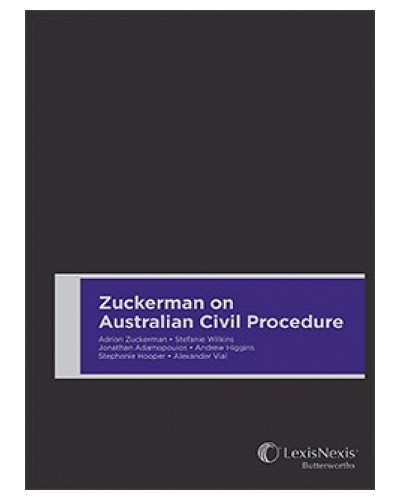 Zuckerman on Australian Civil Procedure