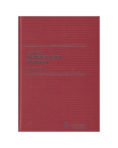 LexisNexis Australian Legal Dictionary 2nd Edition