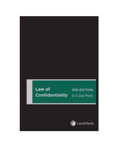 Law of Confidentiality 2nd Edition