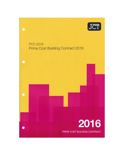JCT Prime Cost Building Contract 2016: (PCC)