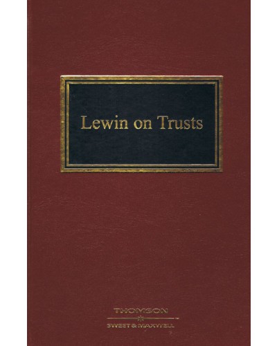Lewin on Trusts 20th Edition