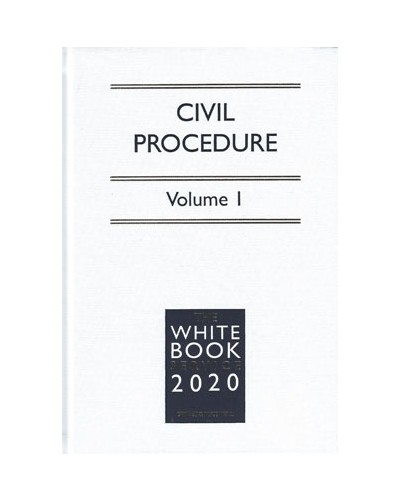 The White Book Service 2020: Civil Procedure Volumes 1 & 2