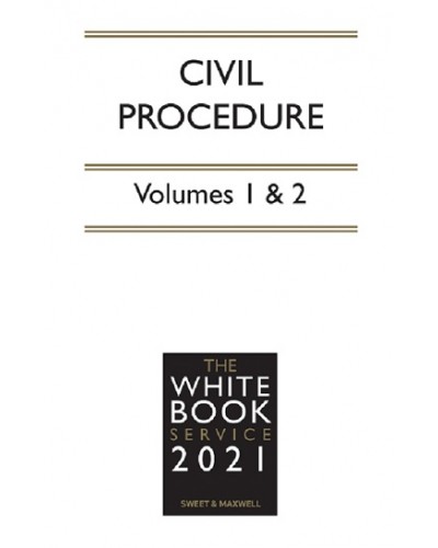 The White Book Service 2021: Civil Procedure Volumes 1 & 2