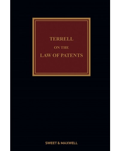 Terrell on the Law of Patents: 19th Edition with 3rd Supplement