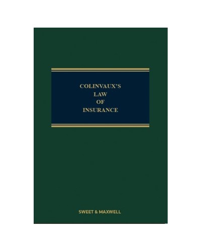 Colinvaux's Law of Insurance, 13th Edition (Mainwork + 2nd Supplement)