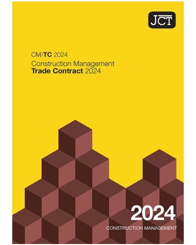 JCT Construction Management Trade Contract 2024 (CM/TC)