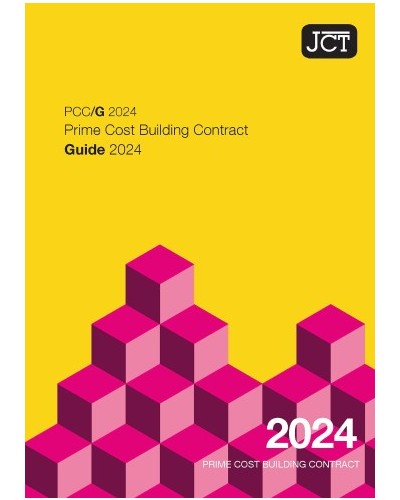 JCT Prime Cost Building Contract Guide 2024 (PCC/G)