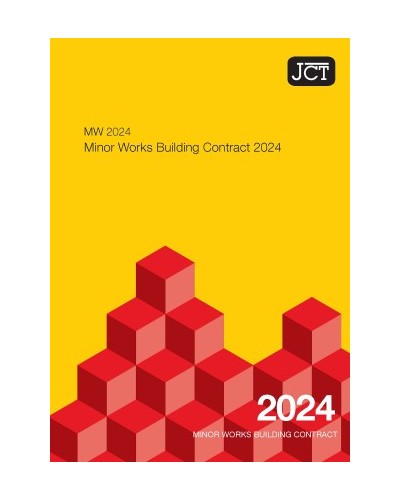JCT Minor Works Building Contract 2024 (MW)