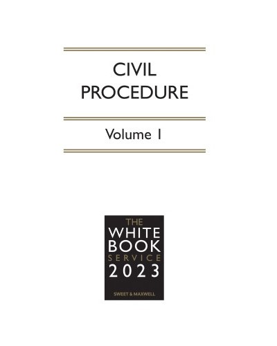 The White Book Service 2023: Civil Procedure Volumes 1 & 2