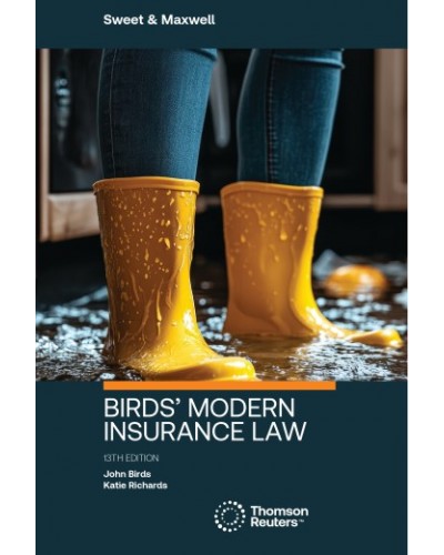 Birds' Modern Insurance Law 13th Edition