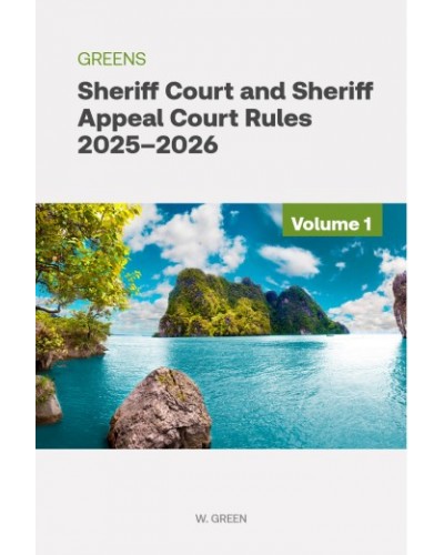 Greens Sheriff Court and Sheriff Appeal Court Rules 2025-2026