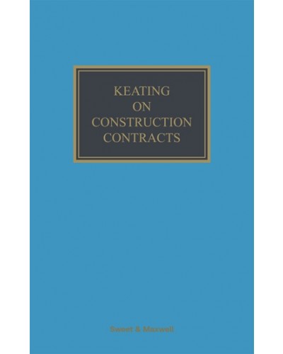 Keating on Construction Contracts 12th ed with 1st Supplement