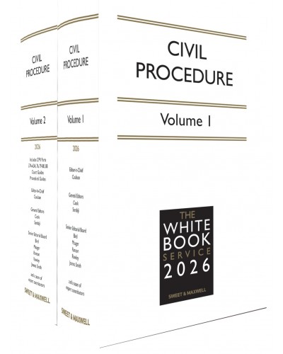 The White Book Service 2026: Civil Procedure Volumes 1 & 2